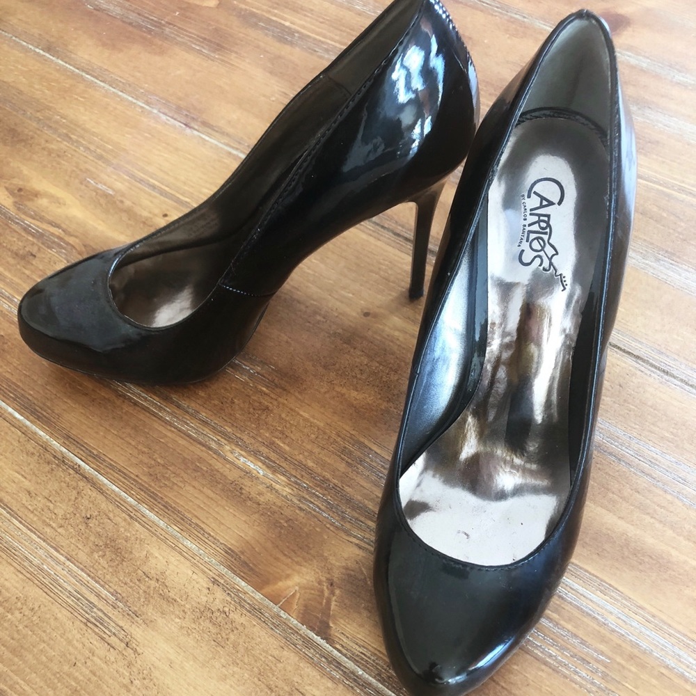 Euc Black heels 7.5